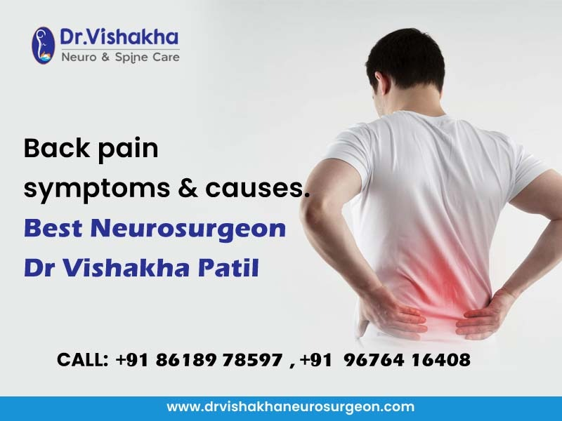Read more about the article Back pain symptoms & causes. Best Neurosurgeon Dr Vishakha Patil